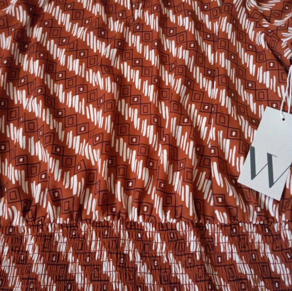Worthington Size PS Womens Split Tie Neck Long Sleeve Blouse NWT $25 - Picture 12 of 13